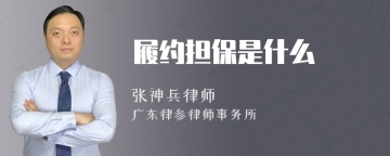 履约担保是什么