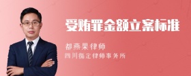 受贿罪金额立案标准