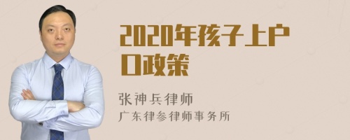 2020年孩子上户口政策