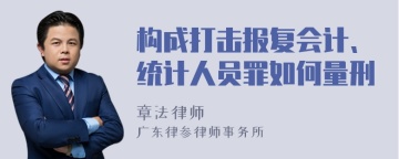 构成打击报复会计、统计人员罪如何量刑