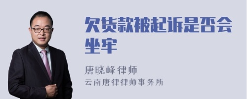 欠货款被起诉是否会坐牢