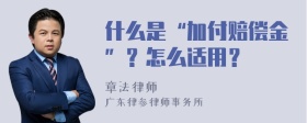 什么是“加付赔偿金”？怎么适用？