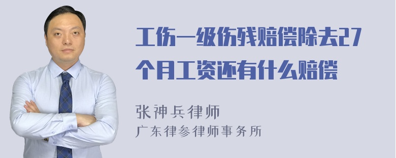 工伤一级伤残赔偿除去27个月工资还有什么赔偿