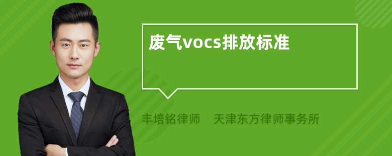 废气vocs排放标准