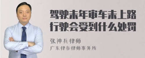 驾驶未年审车未上路行驶会受到什么处罚