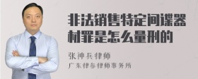 非法销售特定间谍器材罪是怎么量刑的