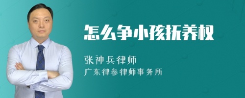 怎么争小孩抚养权