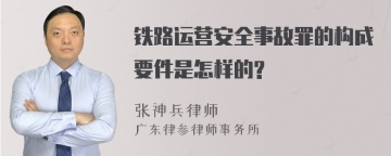 铁路运营安全事故罪的构成要件是怎样的?