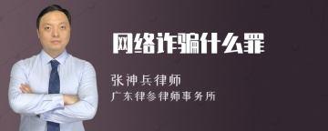 网络诈骗什么罪