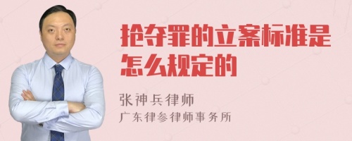 抢夺罪的立案标准是怎么规定的