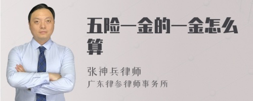 五险一金的一金怎么算