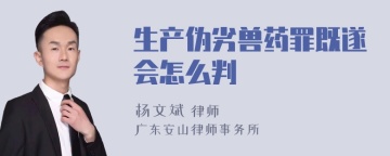 生产伪劣兽药罪既遂会怎么判