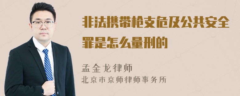 非法携带枪支危及公共安全罪是怎么量刑的