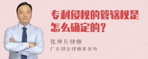 专利侵权的管辖权是怎么确定的？