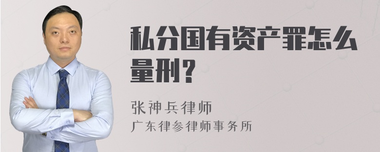 私分国有资产罪怎么量刑？