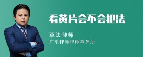 看黄片会不会犯法