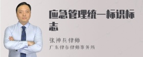 应急管理统一标识标志