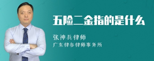 五险二金指的是什么