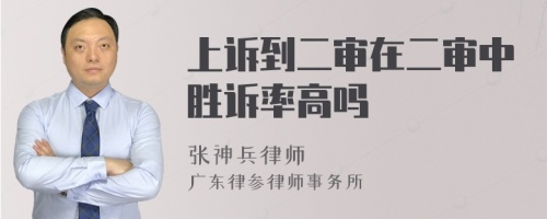 上诉到二审在二审中胜诉率高吗