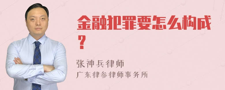 金融犯罪要怎么构成？