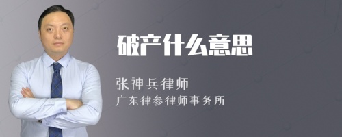 破产什么意思