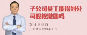 子公司员工能得到公司股权激励吗