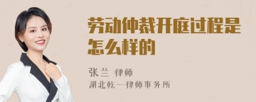 劳动仲裁开庭过程是怎么样的