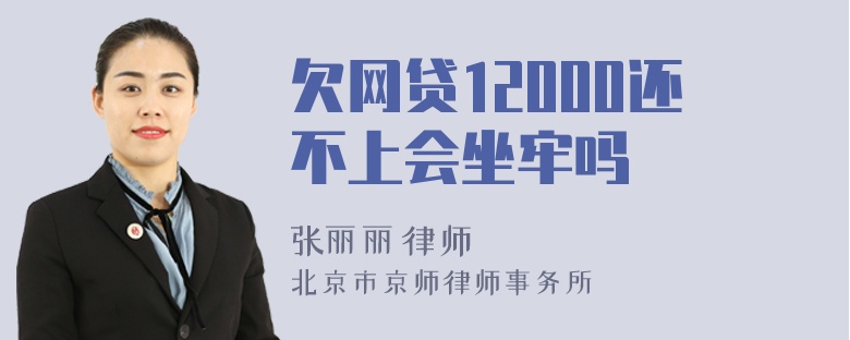 欠网贷12000还不上会坐牢吗