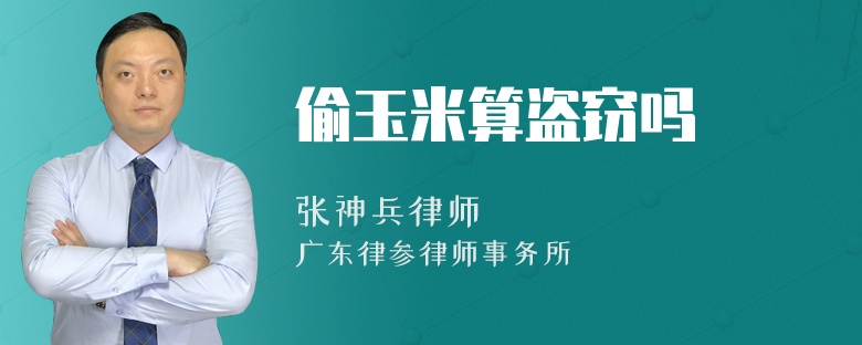 偷玉米算盗窃吗