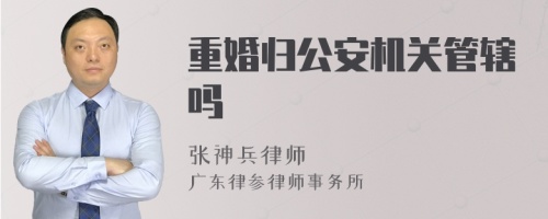 重婚归公安机关管辖吗