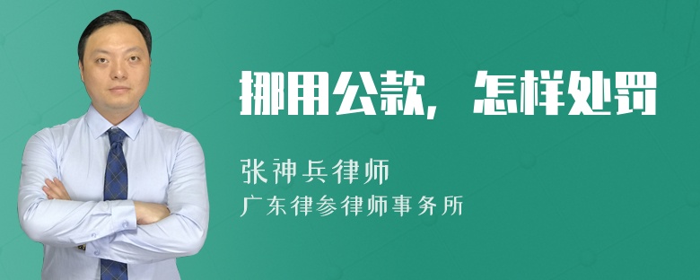 挪用公款，怎样处罚