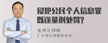 侵犯公民个人信息罪既遂量刑处罚?