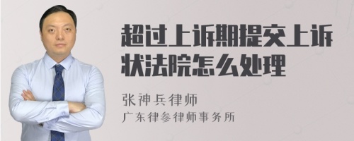 超过上诉期提交上诉状法院怎么处理