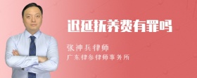 迟延抚养费有罪吗