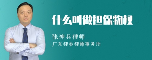 什么叫做担保物权