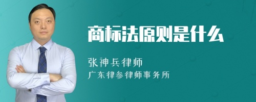 商标法原则是什么