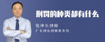 刑罚的种类都有什么