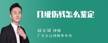 几级伤残怎么鉴定