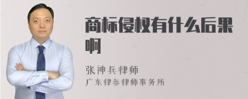 商标侵权有什么后果啊