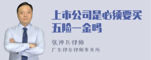 上市公司是必须要买五险一金吗