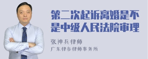 第二次起诉离婚是不是中级人民法院审理