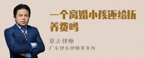 一个离婚小孩还给抚养费吗