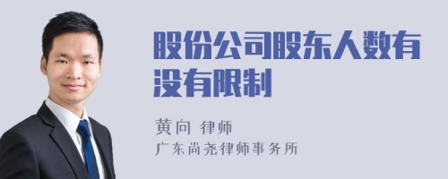 股份公司股东人数有没有限制