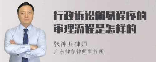 行政诉讼简易程序的审理流程是怎样的