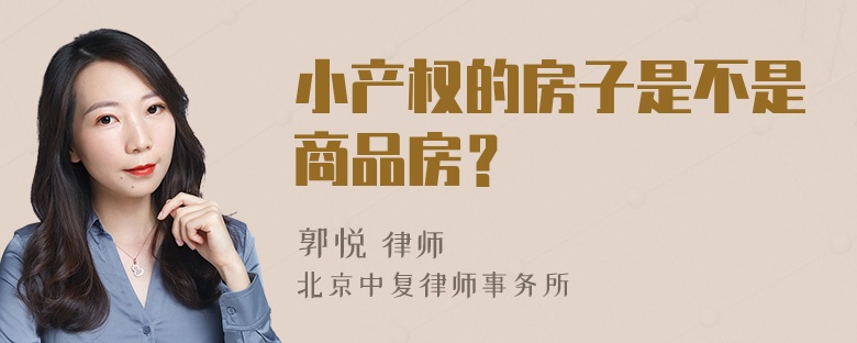 小产权的房子是不是商品房？