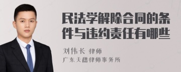 民法学解除合同的条件与违约责任有哪些