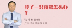 吃了一只夜鹭怎么办？