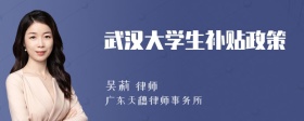 武汉大学生补贴政策