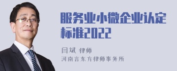 服务业小微企业认定标准2023