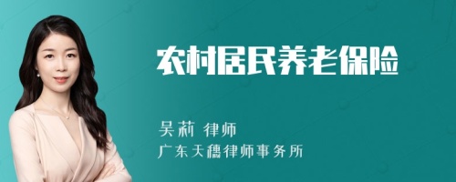 农村居民养老保险